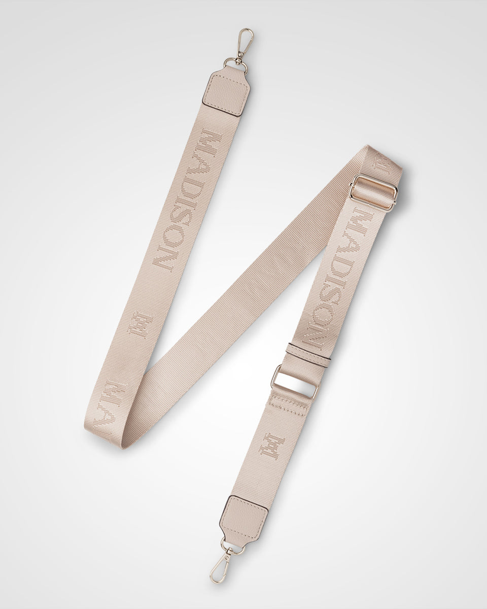 Madison Utility Bag Strap - Nude / Lt Gold – Madison Accessories