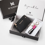 Stripe Keychain & Cardholder Wallet Giftbox