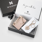 Love You Mum Heart Keychain & Cardholder Wallet Giftbox