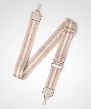 Metallic Stripe Bag Strap