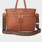 Trish Laptop Tote Work Bag + Aztec Strap