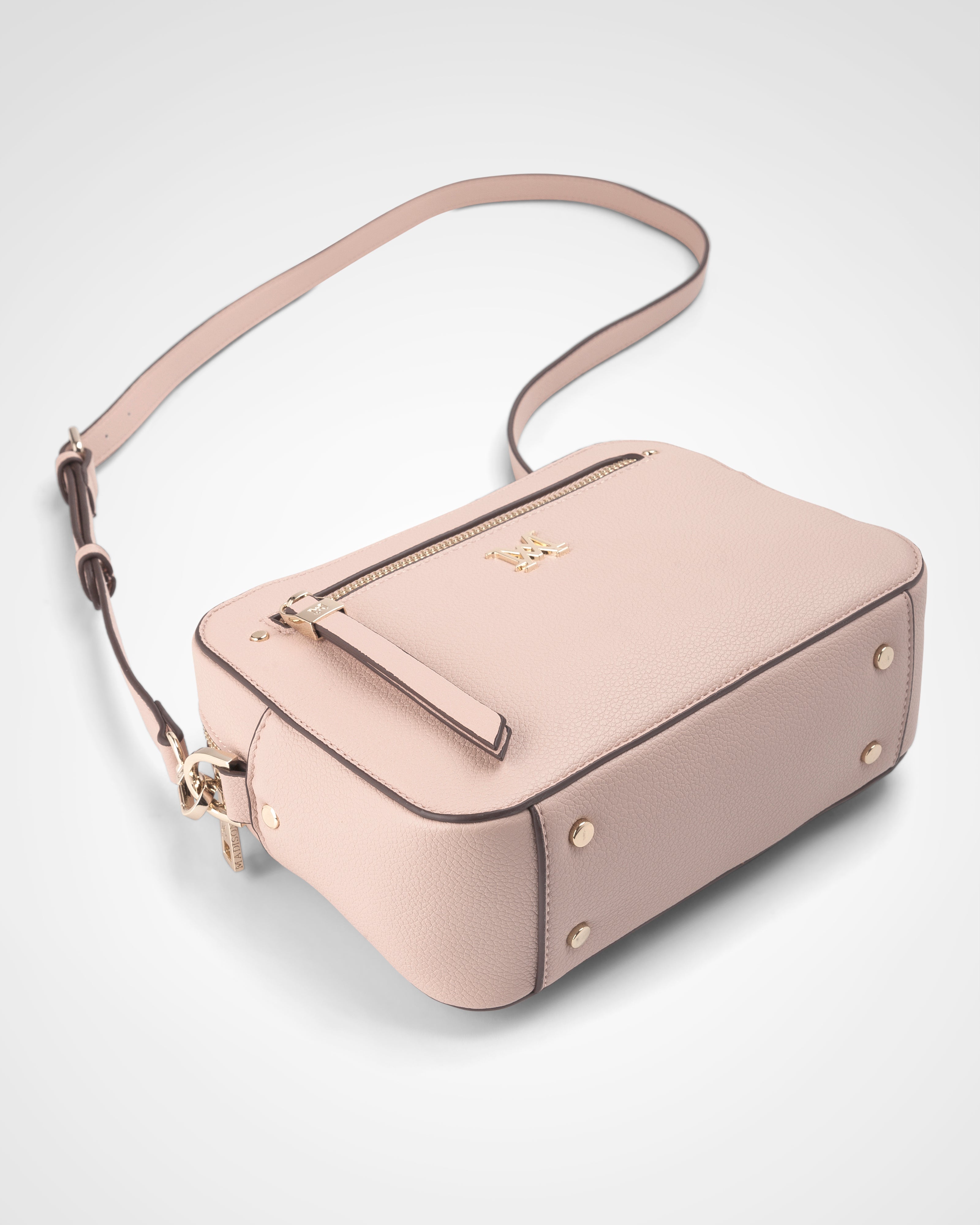 Small Italian Leather Shoulder Bag - Lilac Blush – Jilli Boutique