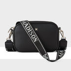 Monica Camera Crossbody Bag + Monogram Stripe Bag Strap