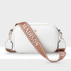 Monica Camera Crossbody Bag + Monogram Stripe Bag Strap