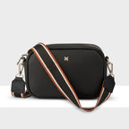 Monica Camera Crossbody Bag + Stripe Bag Strap