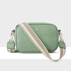 Monica Camera Crossbody Bag + Stripe Bag Strap