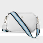 Monica Camera Crossbody Bag + Stripe Bag Strap