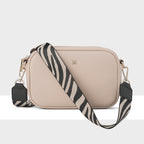 Monica Camera Crossbody Bag + Zebra Bag Strap