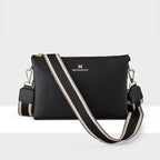 Avery 3 Compartment Crossbody Bag + Stripe Bag Strap