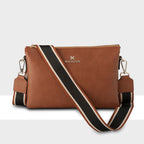 Avery 3 Compartment Crossbody Bag + Stripe Bag Strap