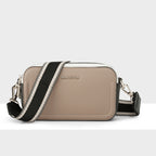 Maddie Double Zip Camera Crossbody Bag + Stripe Bag Strap