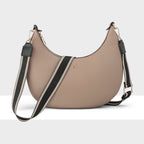 Pia Cresent Shoulder Bag with Crossbody Strap + Stripe Strap