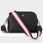 Sophie Curve Top Crossbody Bag + Stripe Bag Strap