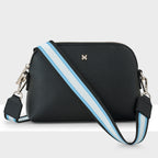 Sophie Curve Top Crossbody Bag + Stripe Bag Strap