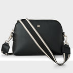 Sophie Curve Top Crossbody Bag + Stripe Bag Strap