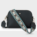 Sophie Curve Top Crossbody Bag + Aztec Bag Strap