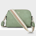 Sophie Curve Top Crossbody Bag + Stripe Bag Strap