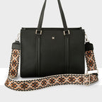 Riley Zip Top Tote + Aztec Bag Strap