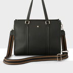 Riley Zip Top Tote + Stripe Bag Strap