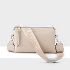 Josie Small 3 Compartment Crossbody Bag with Monogram Strap