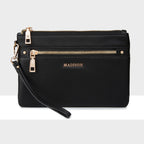 Eliza Large Zip Pouch with Wrist Strap