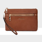Eliza Large Zip Pouch with Wrist Strap