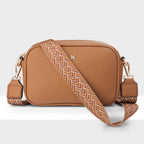 Monica Camera Crossbody Bag + Chevron Stripe Bag Strap