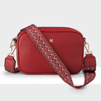 Monica Camera Crossbody Bag + Chevron Stripe Bag Strap