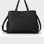 Katherine Medium Satchel with 3 Compartments & Crossbody Strap