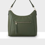 Raquel Soft Large Zip Pocket Hobo Shoulder Bag