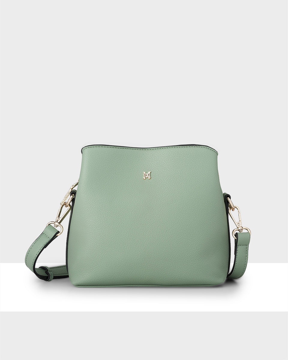 Danni Small 3 Compartment Bucket Crossbody Bag – Madison Accessories