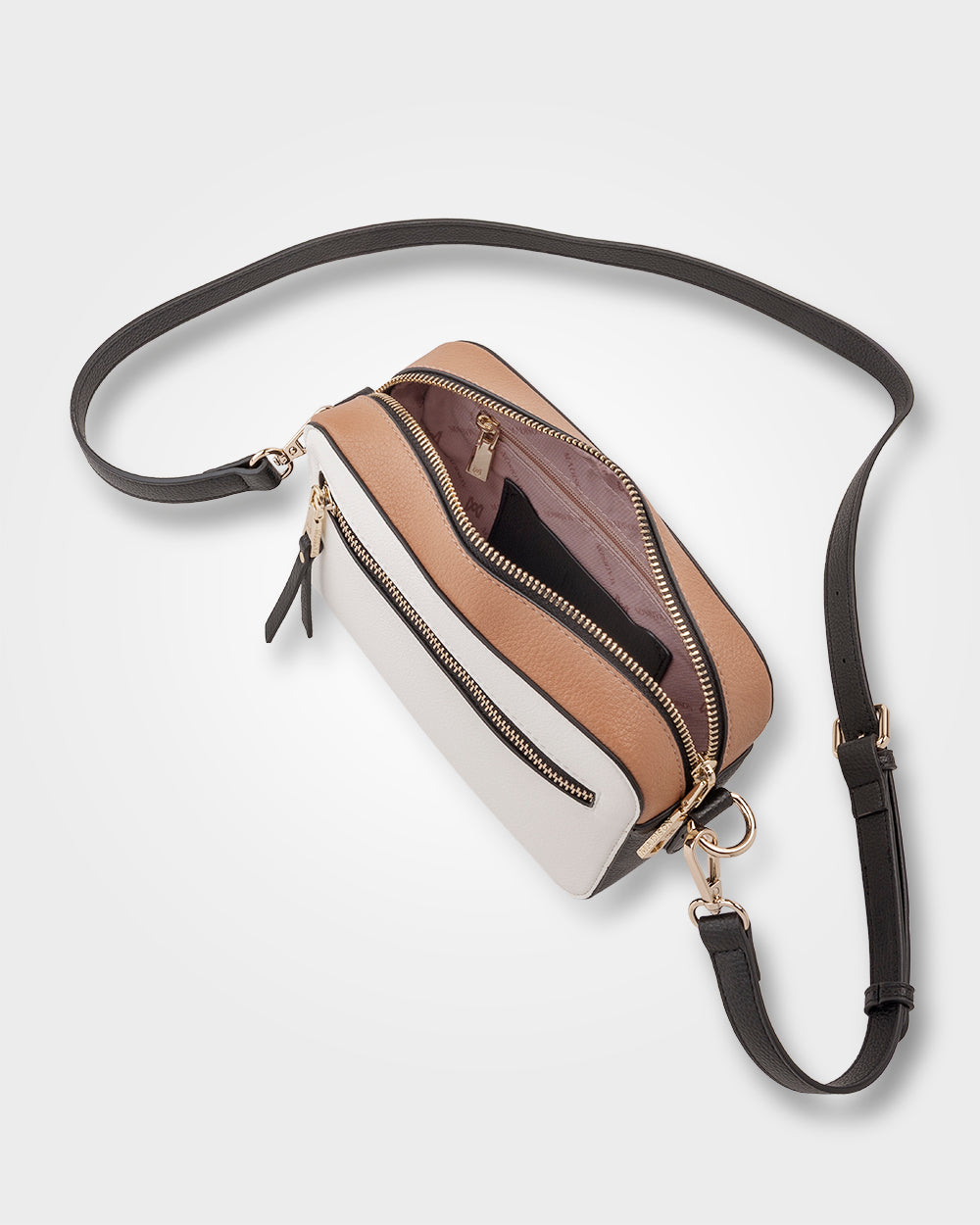 Nina Zip Front Camera Crossbody Bag – Madison Accessories