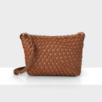 Leah Weave Small Zip Top Crossbody Bag