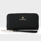 Harlow Zip around Clutch Wallet with Detachable Wrist Strap
