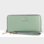 Harlow Zip around Clutch Wallet with Detachable Wrist Strap
