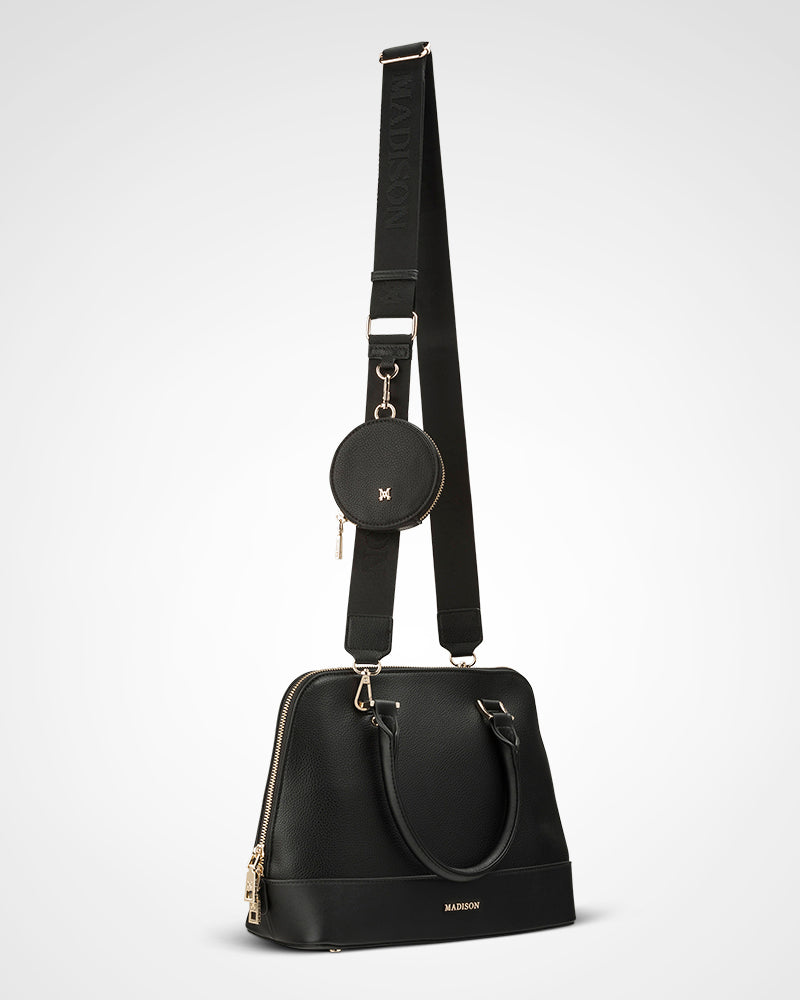 Black dome outlet purse