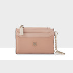 Hannah Zip Card Case with Chain Clip