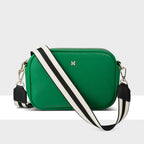 Monica Camera Crossbody Bag + Stripe Bag Strap