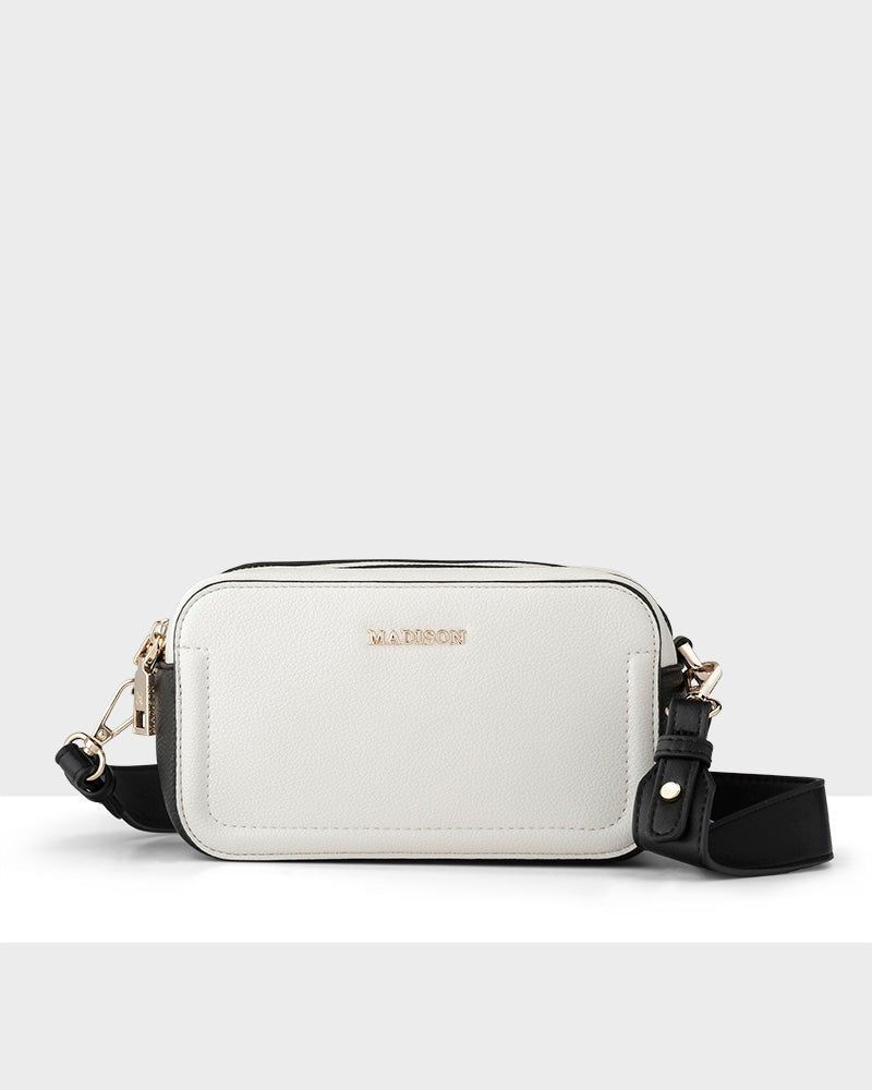 White crossbody camera bag on sale